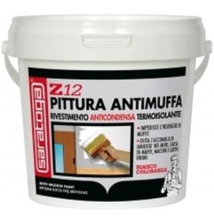 SARATOGA Z12 PITTURA TERMOISOLANTE ANTIMUFFA 750 ML/ 4 LT BIANCO