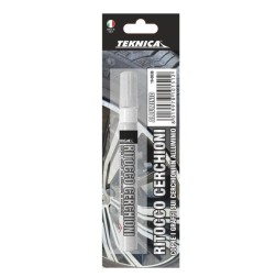 TEKNICA Pennarello per cerchi in alluminio Lega ritocco cerchioni SILVER ARGENTO