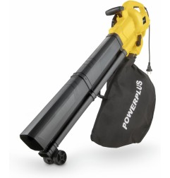 Soffiatore aspiratore foglie  POWERPLUS 3300W elocità massima dell'aria 250 km/h
