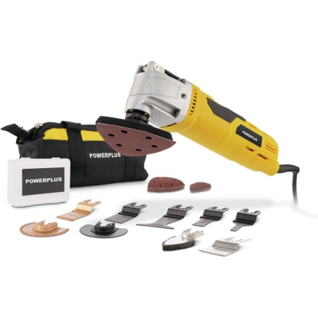 Powerplus multifunzione scillante POWX1348 –Multitool oscillante 450 W – 34 Acc.