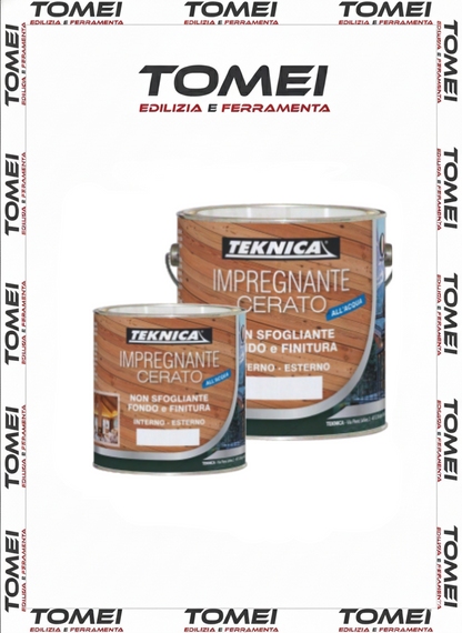 Teknica Impregnante all'acqua cerato per Legno Interno Esterno - 750 ml