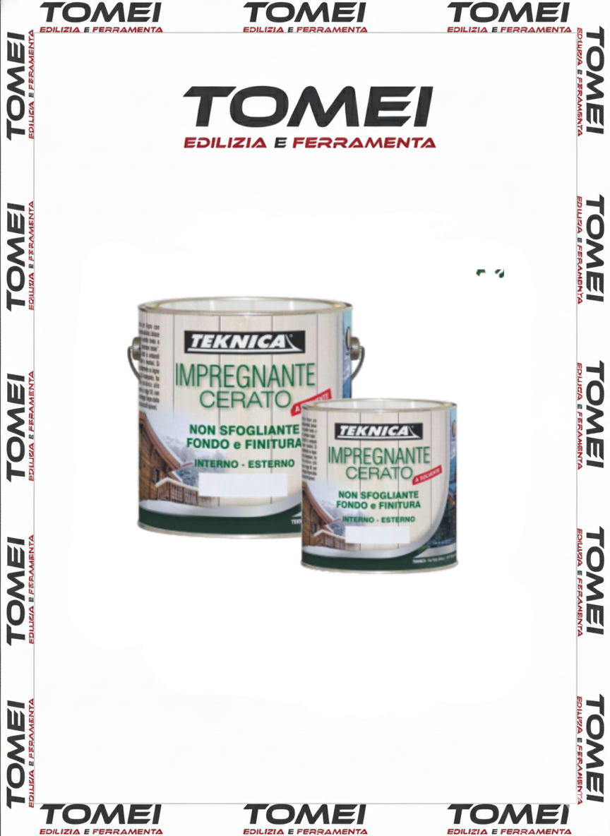Teknica Impregnante alsolvente cerato per Legno Interno Esterno 750 ml