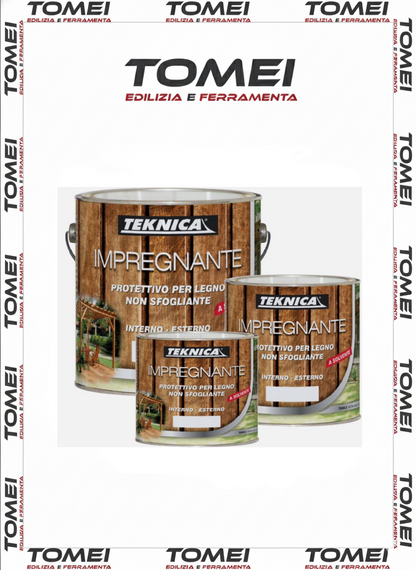 Teknica Impregnante Solvente Protettivo per Legno Interno Esterno - 750 ml