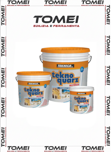 TEKNOQUARZ Teknica 4/14lt Pittura al Quarzo Professionale Bianco interno-esterno