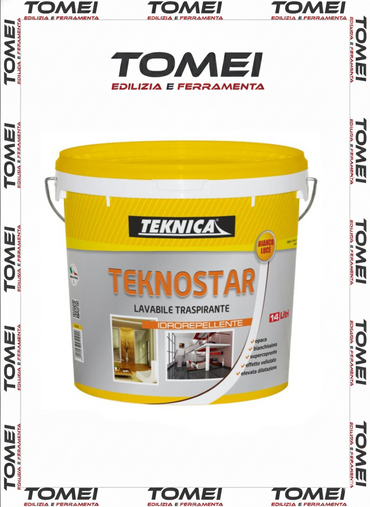 TEKNOSTAR Teknica Idropittura Superlavabile  Alta Copertura 2,5-4-14 LT
