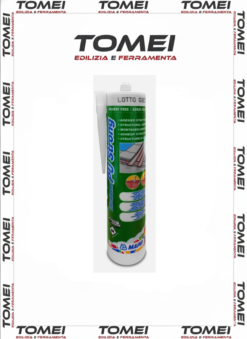 Mapei ULTRABOND PU STRONG adesivo di montaggio poliuretanico rapido 300 ML beige