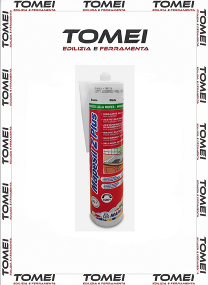 Mapei MAPESIL Z PLUS sigillante acetico resistente alla muffa 280 ML bianco