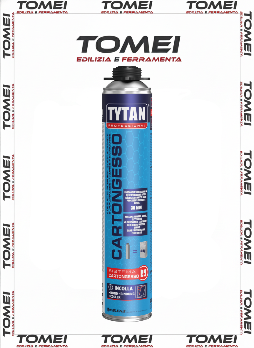SCHIUMA ADESIVA TYTAN CARTONGESSO 840ML PER PISTOLA