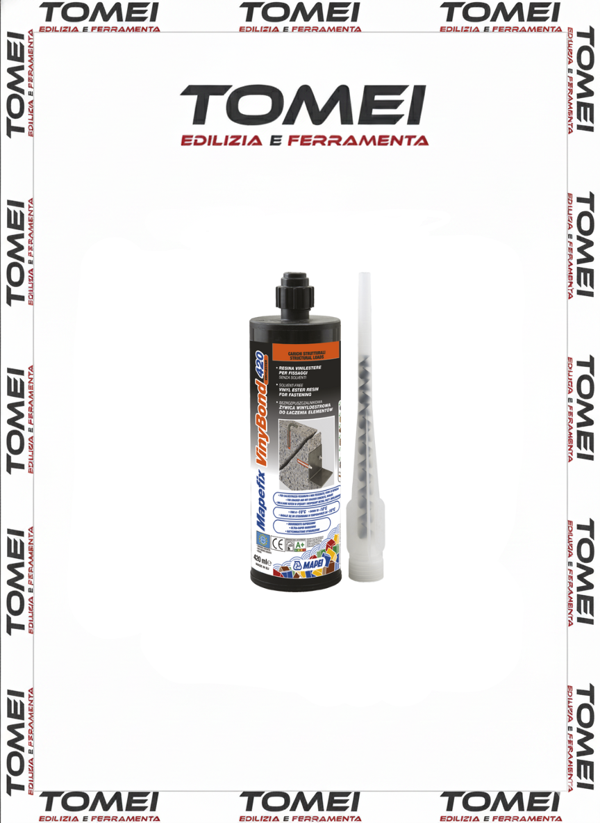 MAPEI - MAPEFIX VINYBOND 420 ML FISSAGGIO CHIMICO ANCORANTE ALTA RESISTENZA