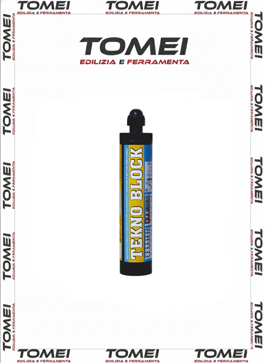 ANCORANTE CHIMICO IN CARTUCCIA - TASSELLO CHIMICO TEKNO BLOCK - 300ml