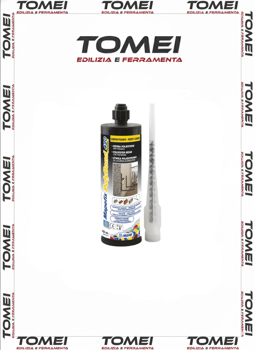 MAPEI MAPEFIX POLYBOND 420 ML FISSAGGIO CHIMICO BICOMPONENTE PER CARICHI PESANTI