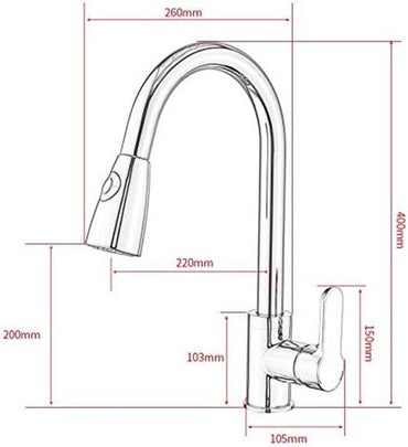 Rubinetto Cilvani Montecarlo con Doccetta estraibile per lavello lavabo cucina