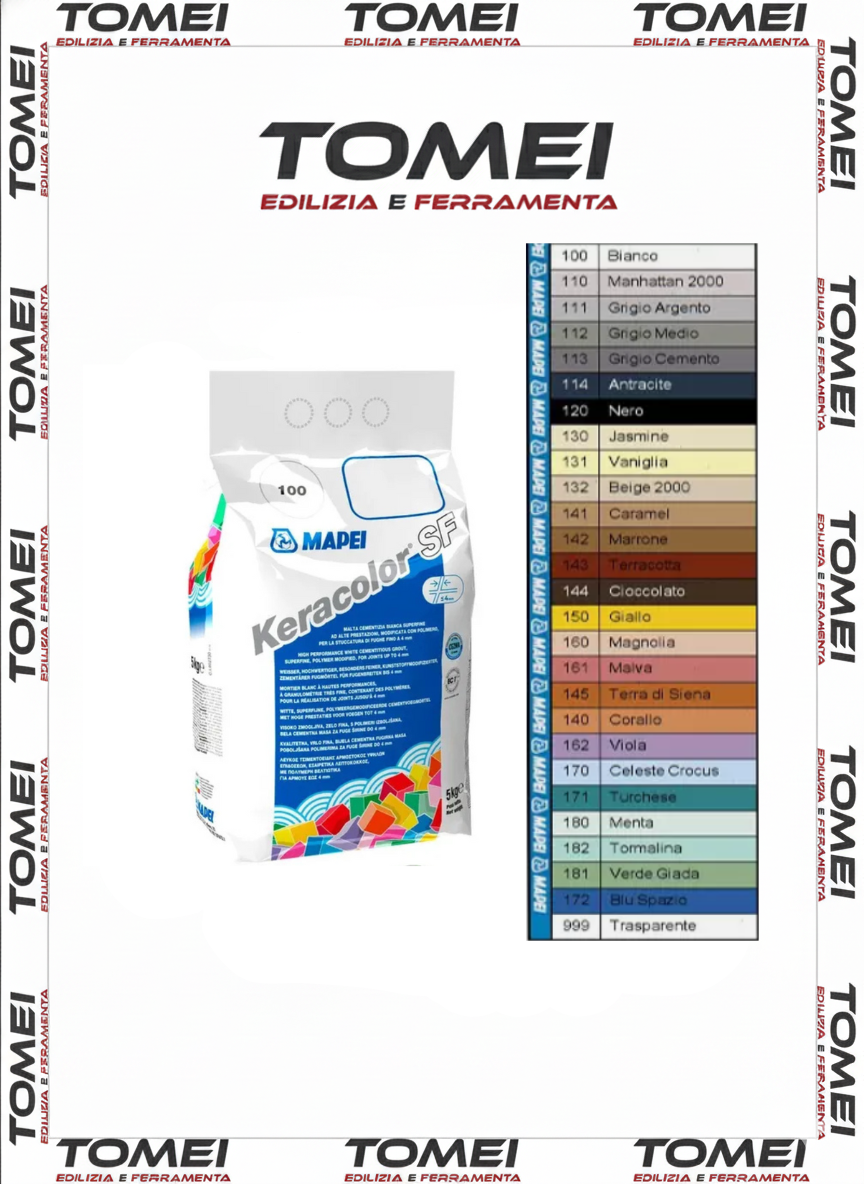 KERACOLOR FF FUGA MAPEI RESINA FUGA STUCCO COLORI VARI 5 KG SUPER FINA