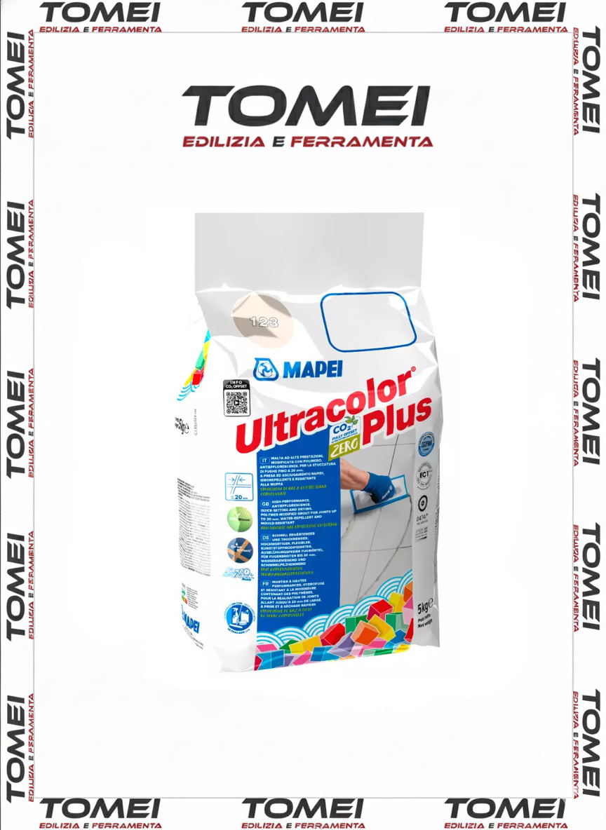 Mapei Ultracolor Plus Stucco per Fughe per Pavimenti in Colori Vari in sacco 5kg