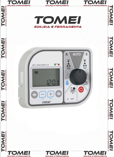 CLABER 8022 CENTRALINA/PROGRAMMATORE AQUA-HOME 4-6-8 PER IRRIGAZIONE GIARDINO