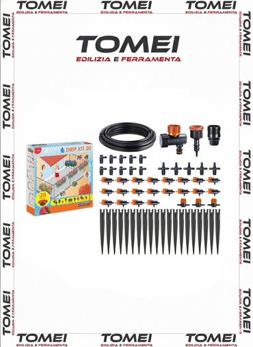 CLABER 90764 KIT DRIP 20 PER IRRIGAZIONE A GOCCIA DI 20 VASI