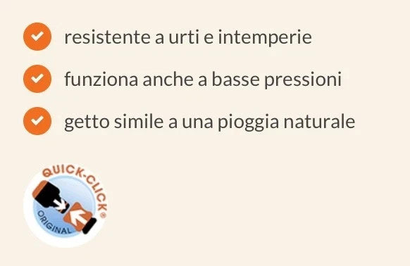 CLABER  IRRIGATORE  FUORITERRA  A PIOGGIA ROLLINA DA GIARDINO ROTANTE 8656