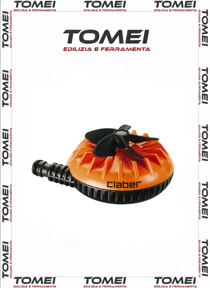 CLABER  IRRIGATORE  FUORITERRA  A PIOGGIA ROLLINA DA GIARDINO ROTANTE 8656