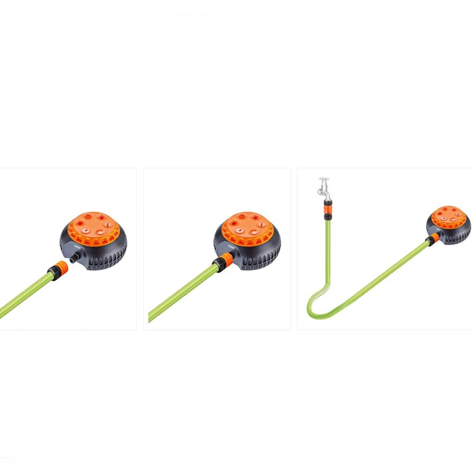 CLABER 8654 IRRIGATORE MULTIFUNZIONE IRRIGAZIONE GIARDINO 6 GETTI FUORI TERRA