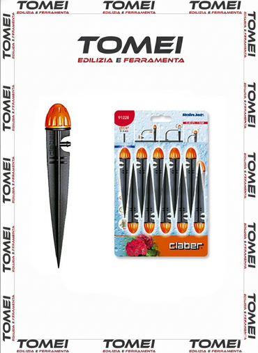CLABER 91228 Gocciolatore aspersore Spike pz.10 RACCORDI IRRIGAZIONE GIARDINO