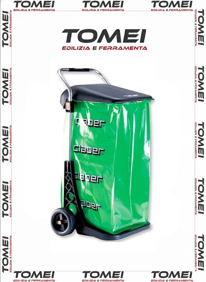 Claber CARRELLO PORTASACCO PORTATUTTO MULTIUSO DA GIARDINO Carry Cart Eco 8934