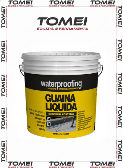 GUAINA LIQUIDA LT 13 PER RIVESTIMENTO PROTETTIVO TETTI PAVIMENTO COL.GRIGIO