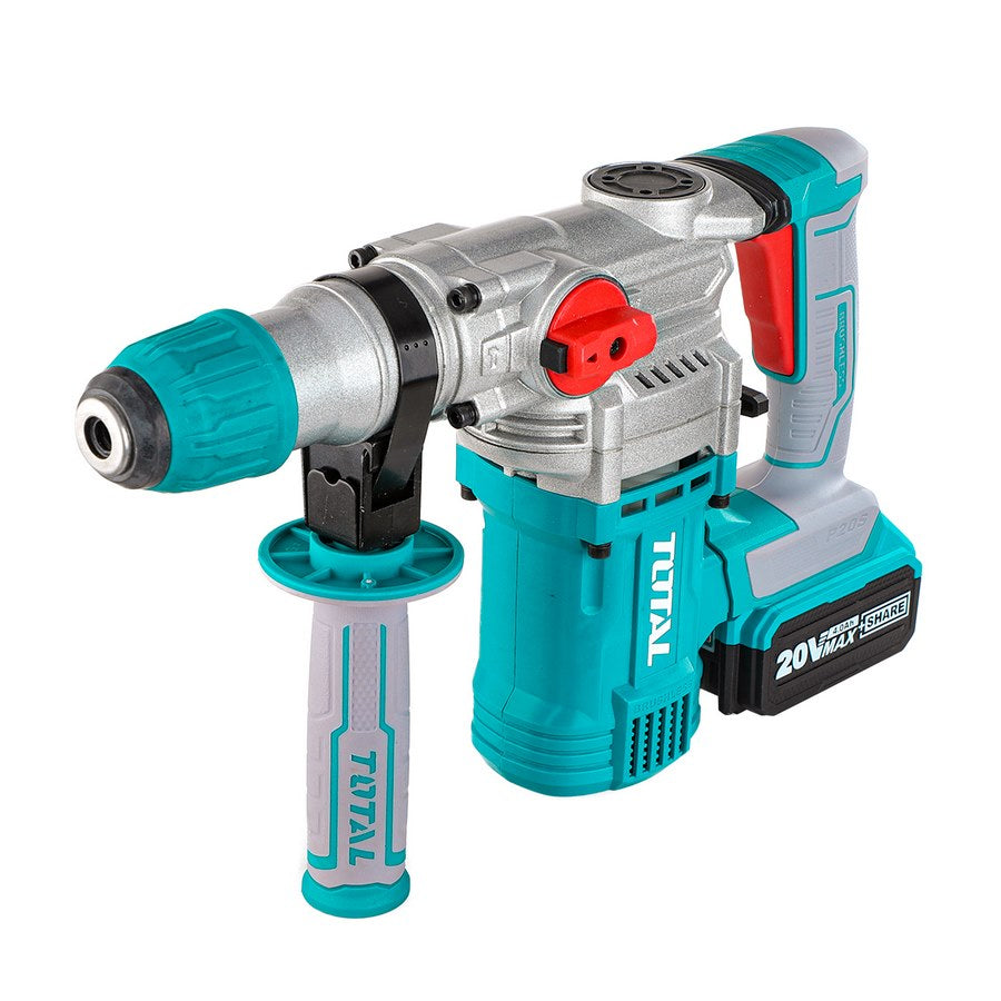 Total TRHLI20288 Martello Rotativo 4,5J SDS PLUS BRUSHLESS S/ SPAZZOLE 20V